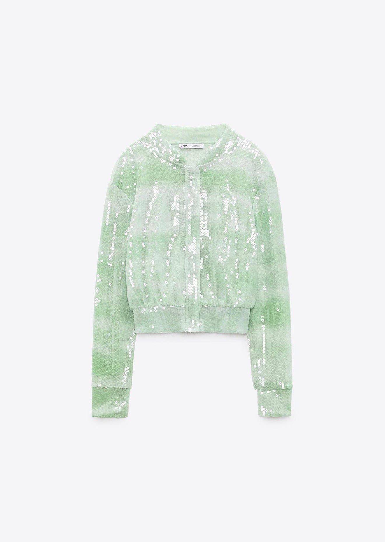 Sequinned Tulle Bomber Jackets