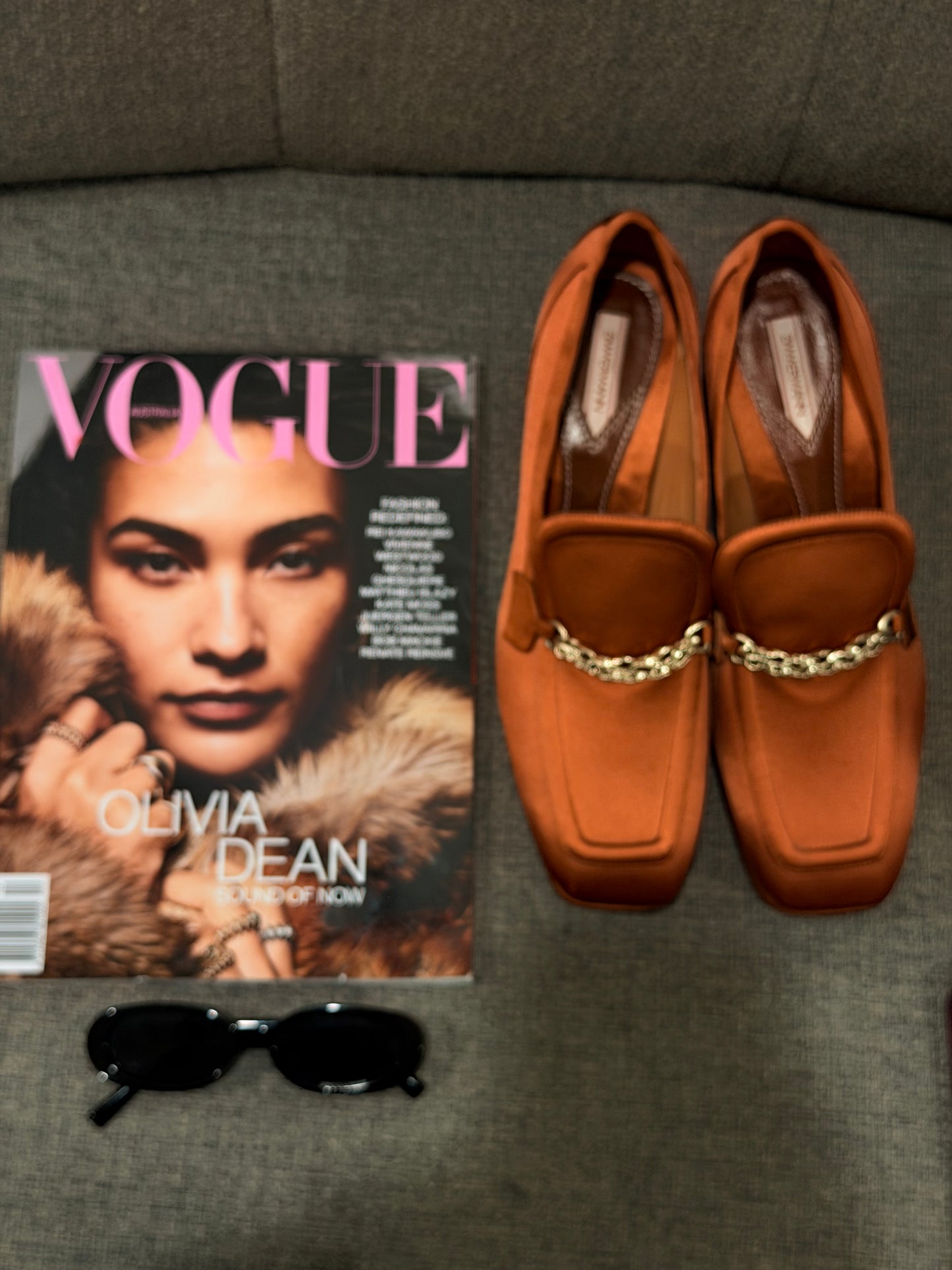 Zimmermann Chain-Embellished Satin Platform Loafers