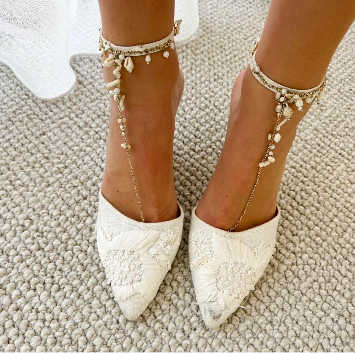 Bridal Wedged Heels By Zimmermann