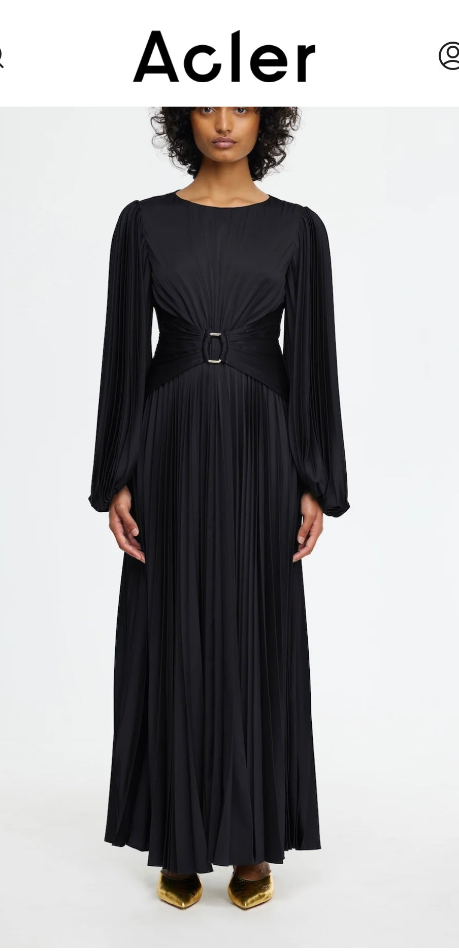 ACLER NORSEMAN MIDI DRESS