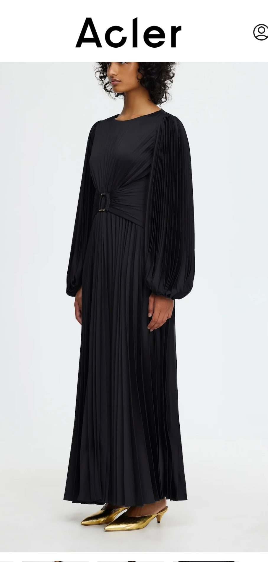 ACLER NORSEMAN MIDI DRESS