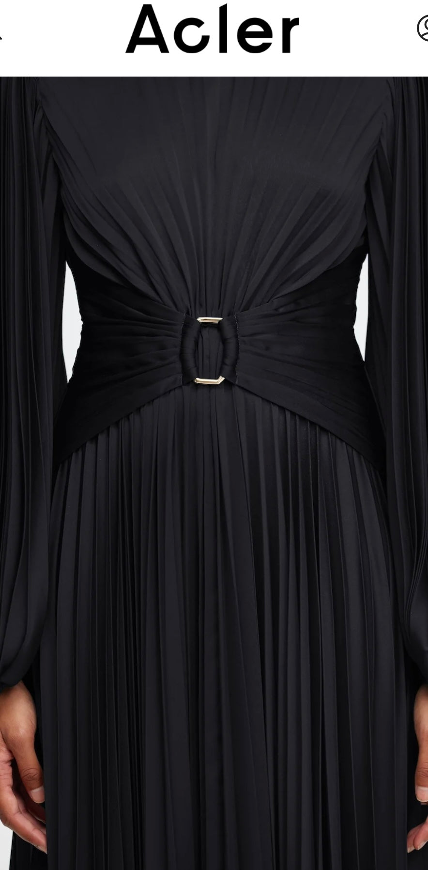 ACLER NORSEMAN MIDI DRESS