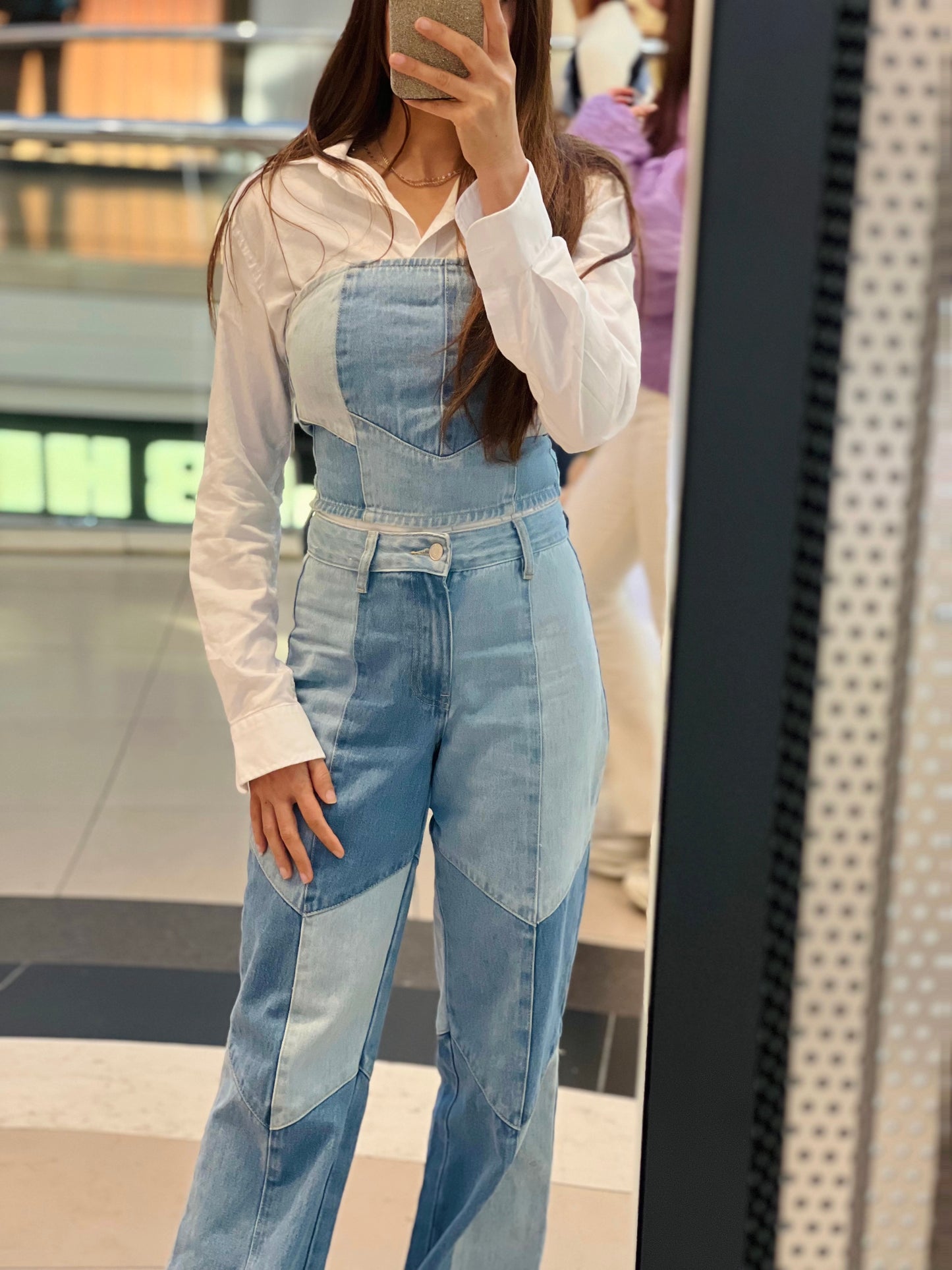 Denim Two Piece Set