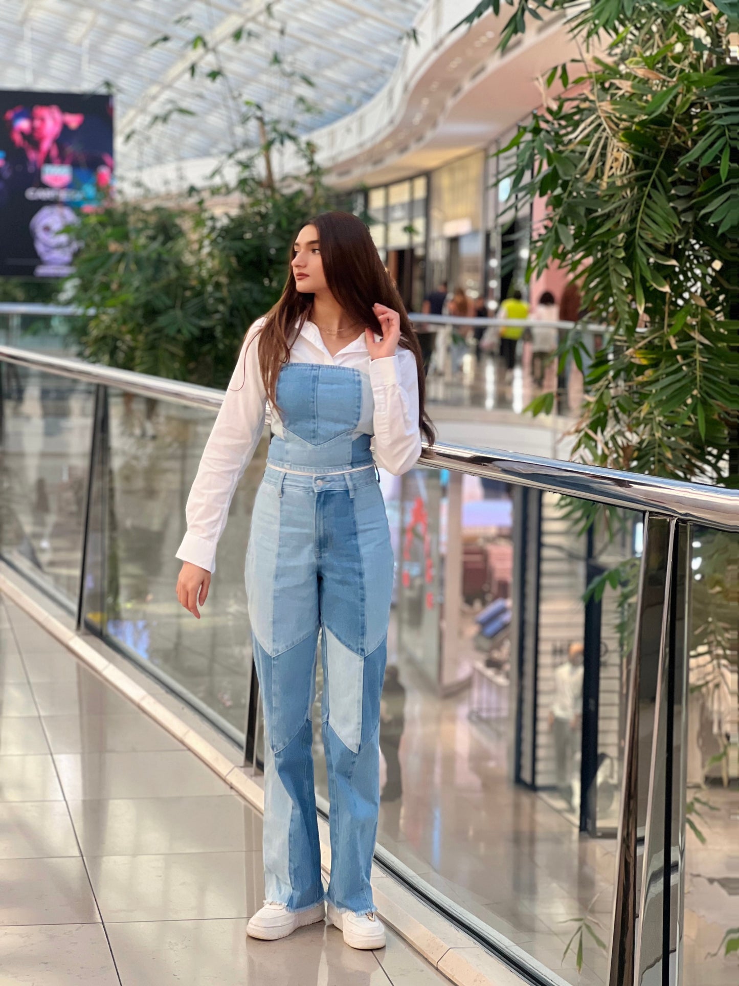 Denim Two Piece Set