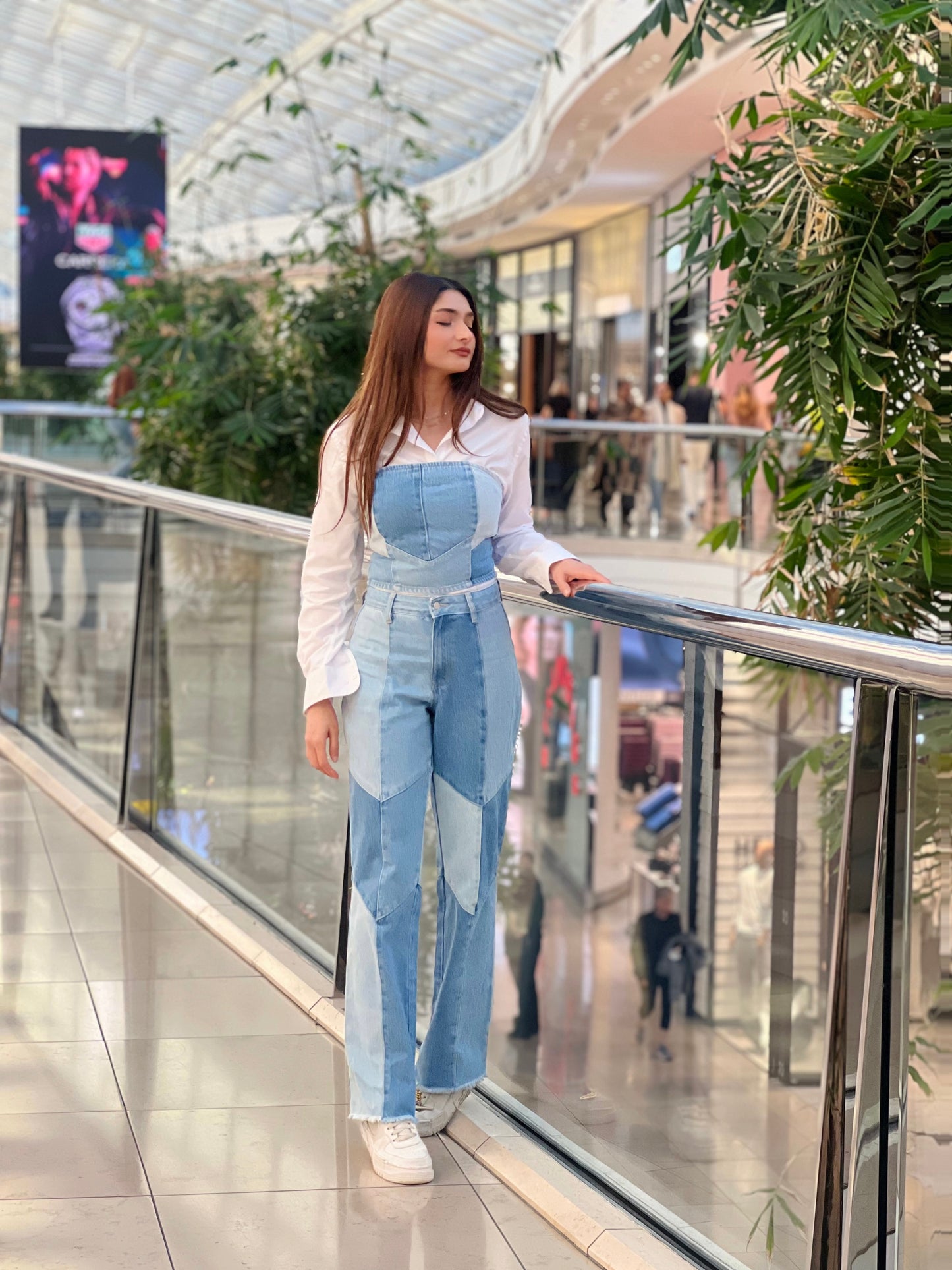 Denim Two Piece Set