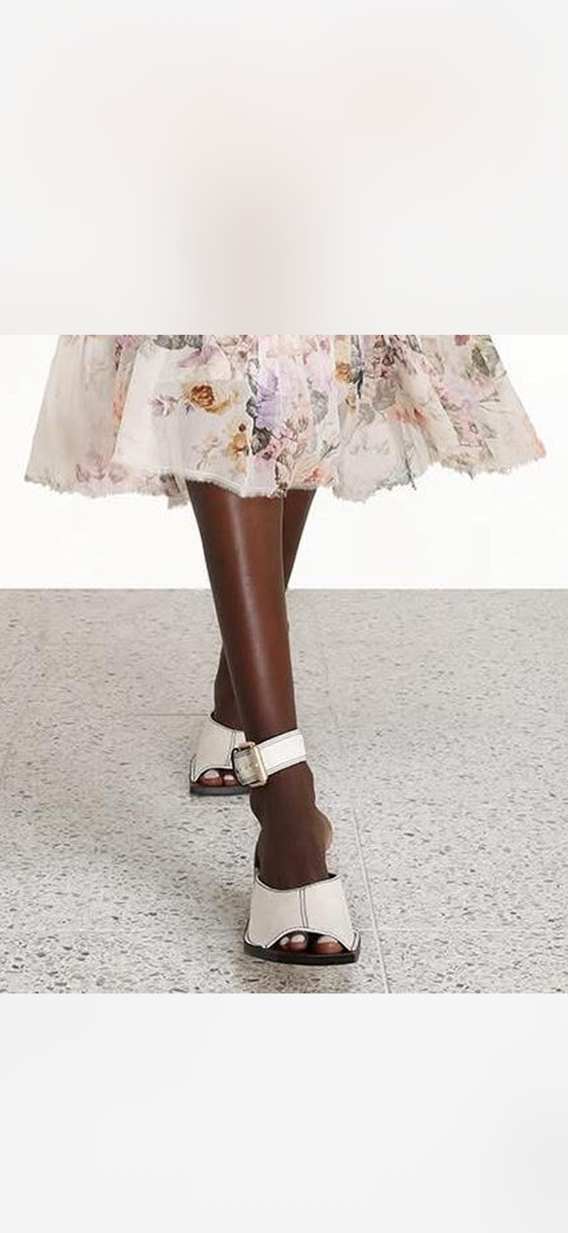 Leather Canvas Heels By Zimmermann