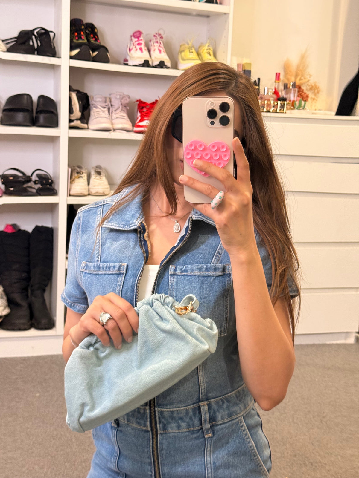 Zara Denim Jumpsuit