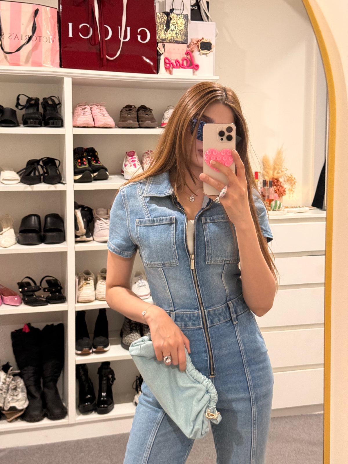 Zara Denim Jumpsuit
