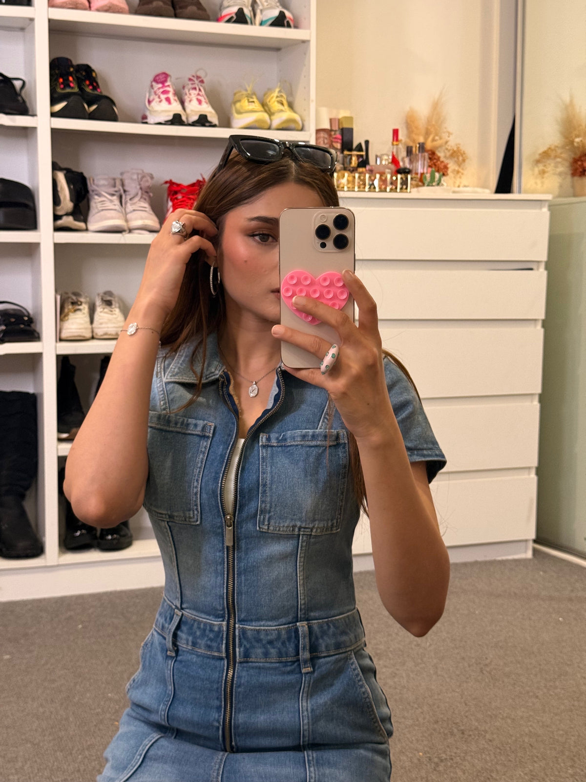 Zara Denim Jumpsuit