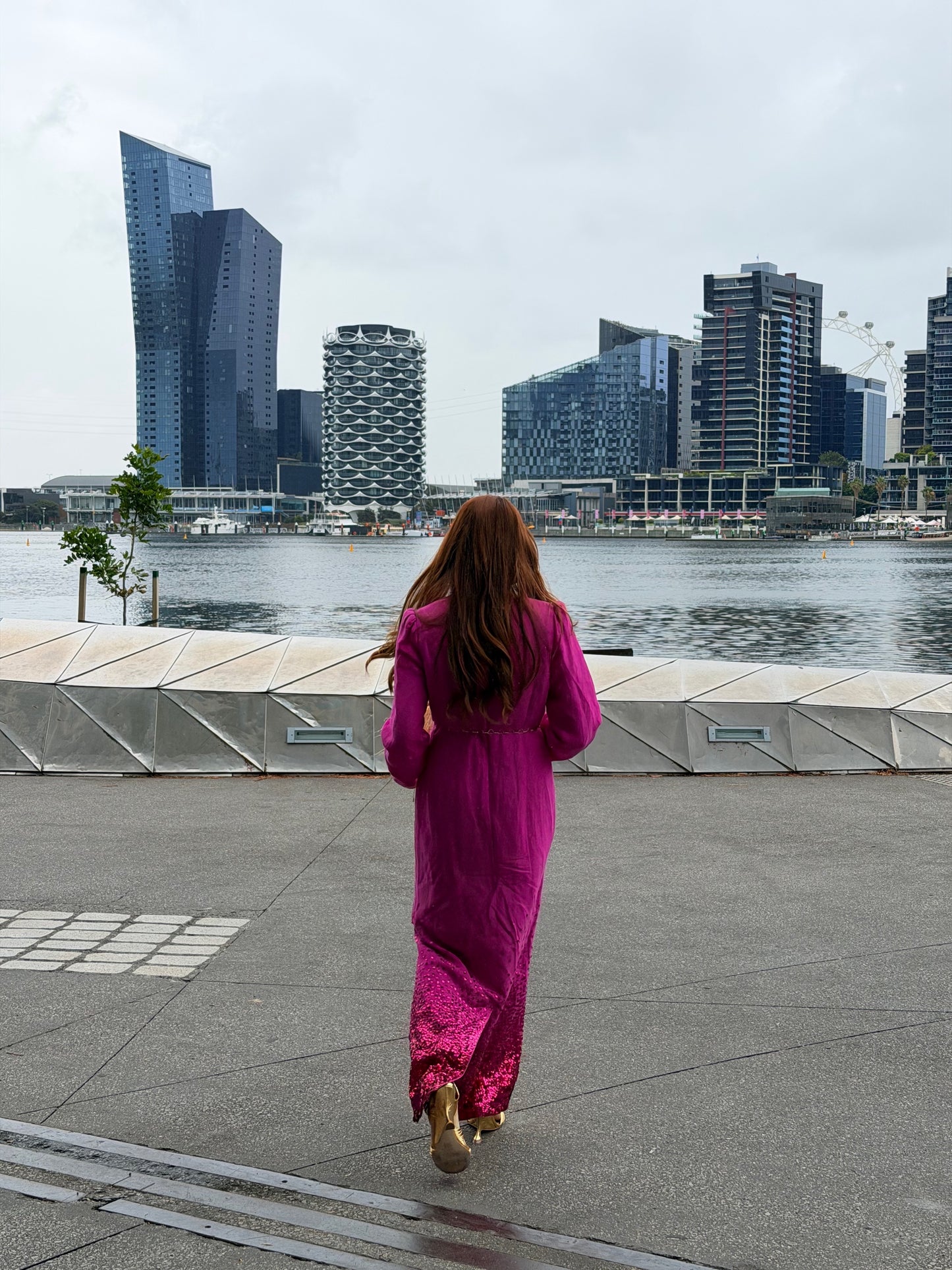 Aje Reflection Sequin Maxi Dress