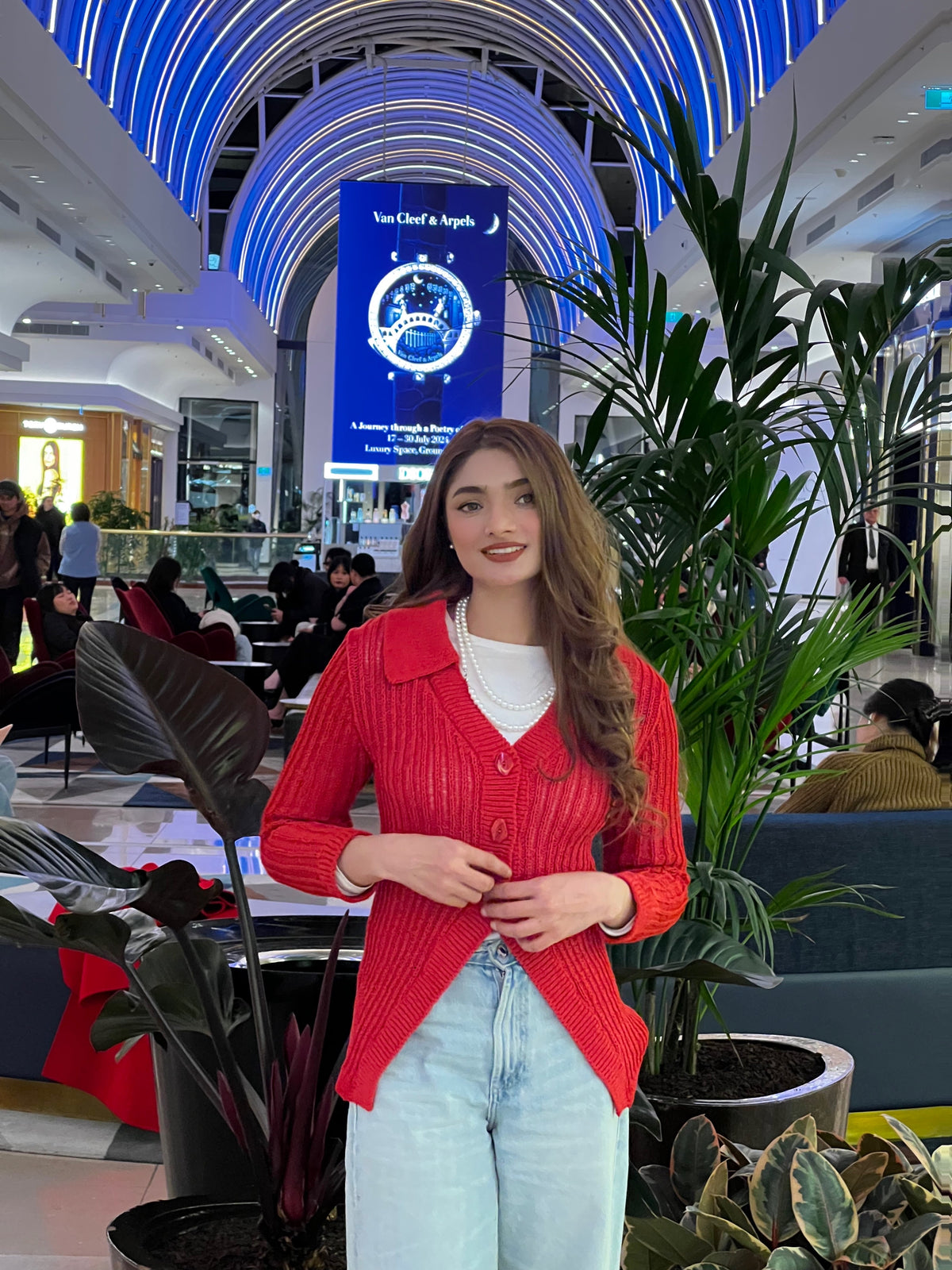 Red H&M Cardigan
